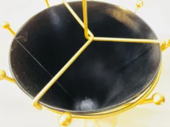 Vintage 1950s Black & Gold Metal Umbrella Stand -Chairish Shop vintage 1950s black and gold metal umbrella stand 9779 scaled