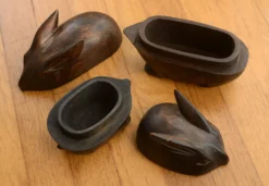 Vintage Arthur Court Folk Art Hand-Carved Wooden Rabbit Trinket Boxes - Set Of 2 16 Vintage Arthur Court Folk Art Hand-Carved Wooden Rabbit Trinket Boxes - Set Of 2 -Chairish Shop vintage arthur court folk art hand carved wooden rabbit trinket boxes set of 2 2876 scaled