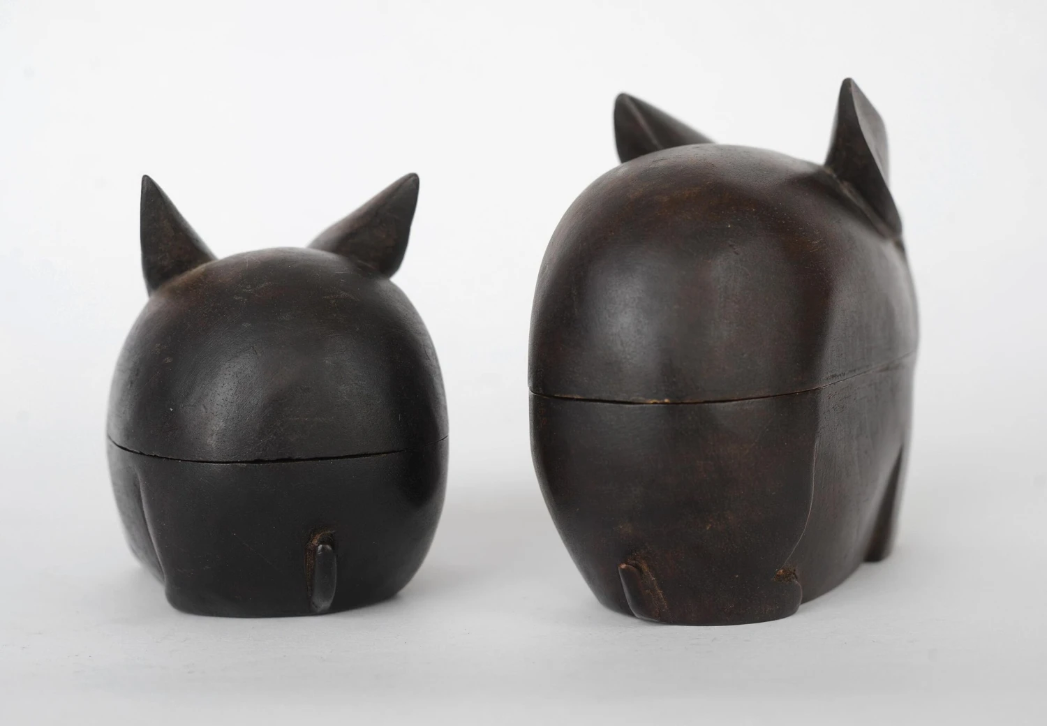 Vintage Arthur Court Folk Art Hand-Carved Wooden Rabbit Trinket Boxes - Set Of 2 10 Vintage Arthur Court Folk Art Hand-Carved Wooden Rabbit Trinket Boxes - Set Of 2 - Image 10