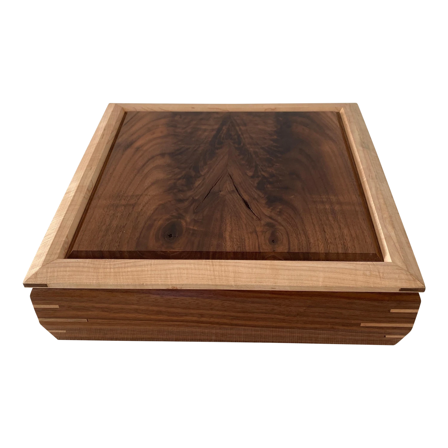 Vintage Artisan Hand Made Inlay Exotic Wood Dresser Or Jewelry Box 1 Vintage Artisan Hand Made Inlay Exotic Wood Dresser Or Jewelry Box