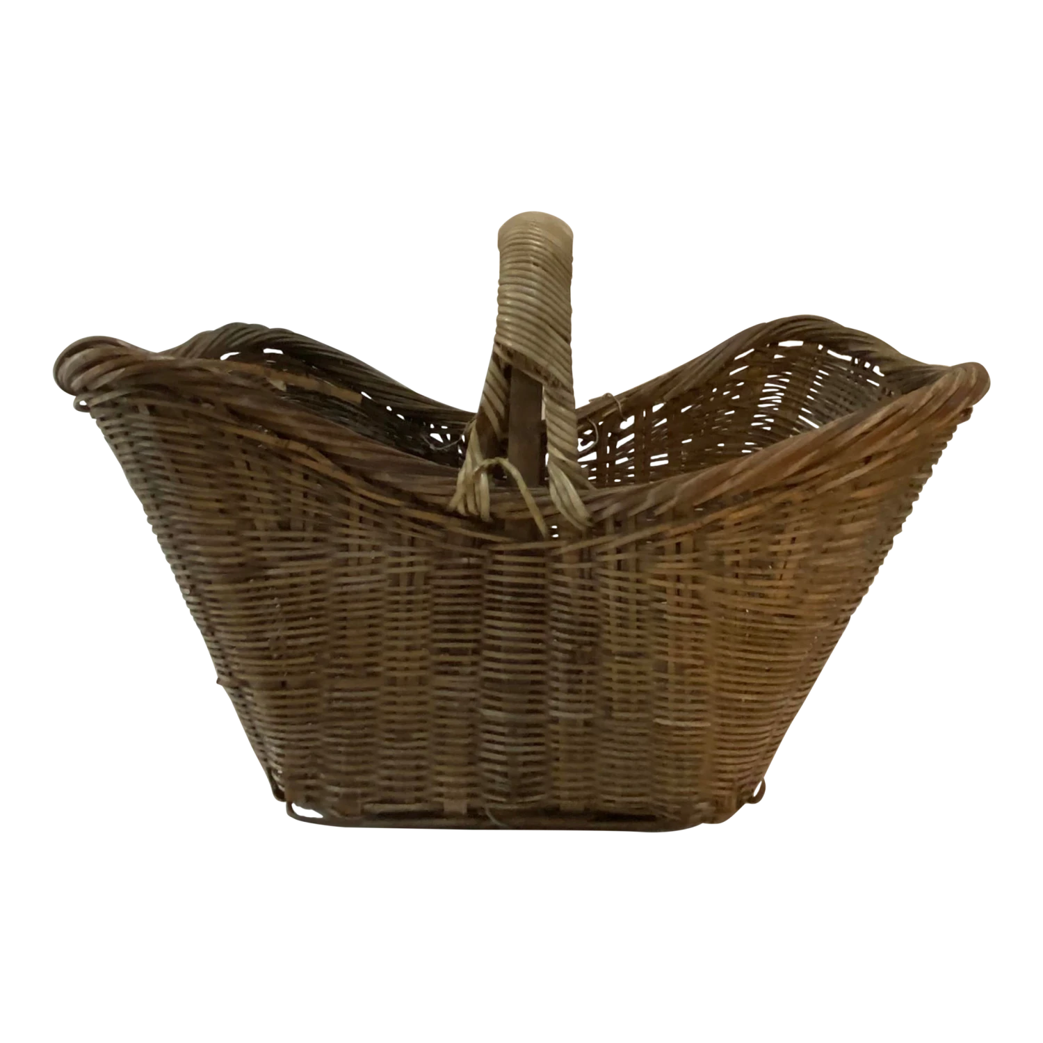 Vintage Asian Rustic Basket 1 Vintage Asian Rustic Basket