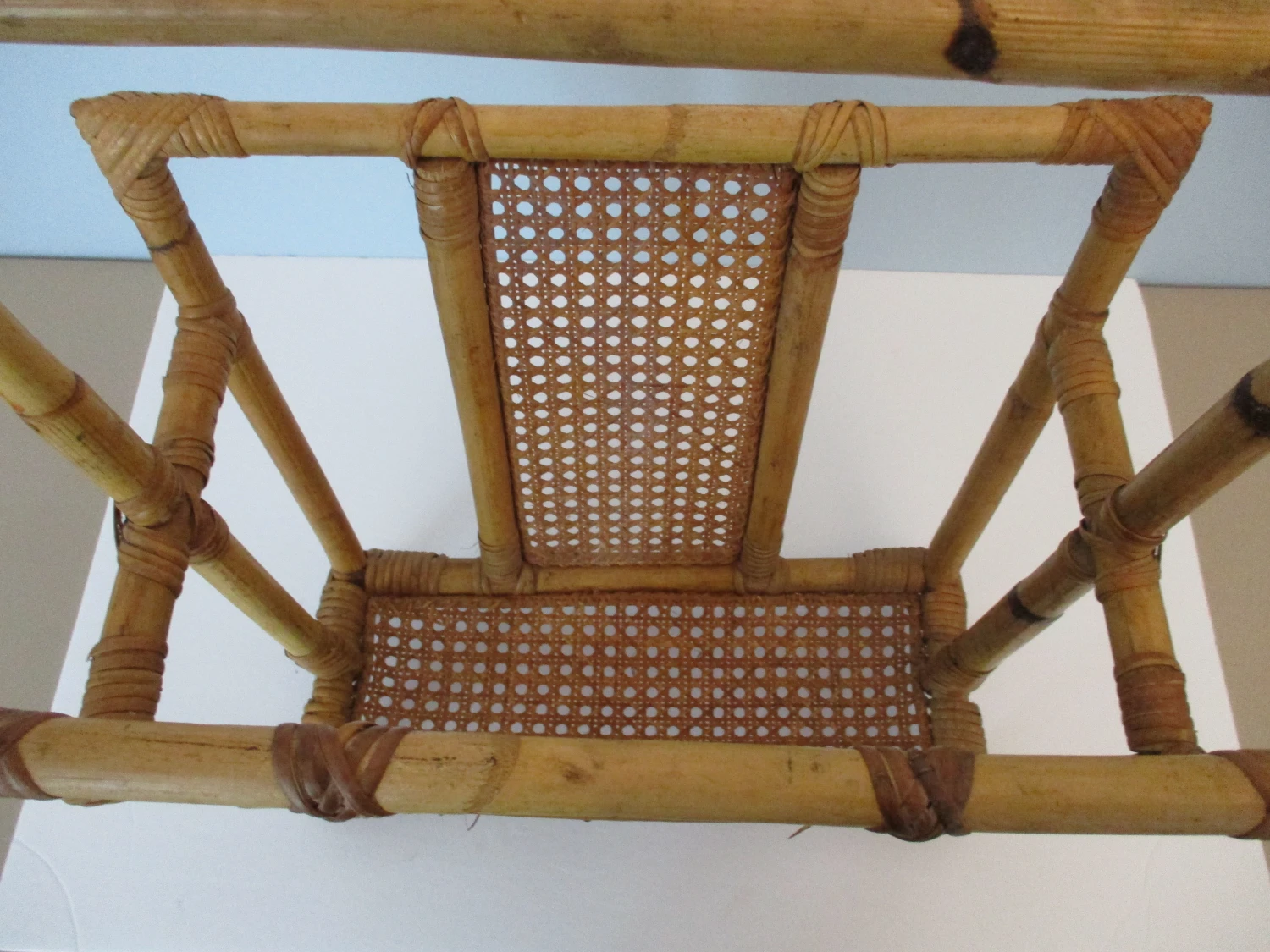 Vintage Bamboo And Rattan Magazine Rack 8 Vintage Bamboo And Rattan Magazine Rack - Image 8
