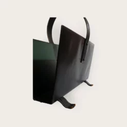 Vintage Black Magazine Rack In The Style Of Jacques Adnet, 1940s -Chairish Shop vintage black magazine rack in the style of jacques adnet 1940s 1100