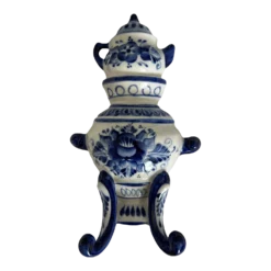 Vintage Blue And White Porcelain Wall Hook Coat Hanger Blue & White Double Hook