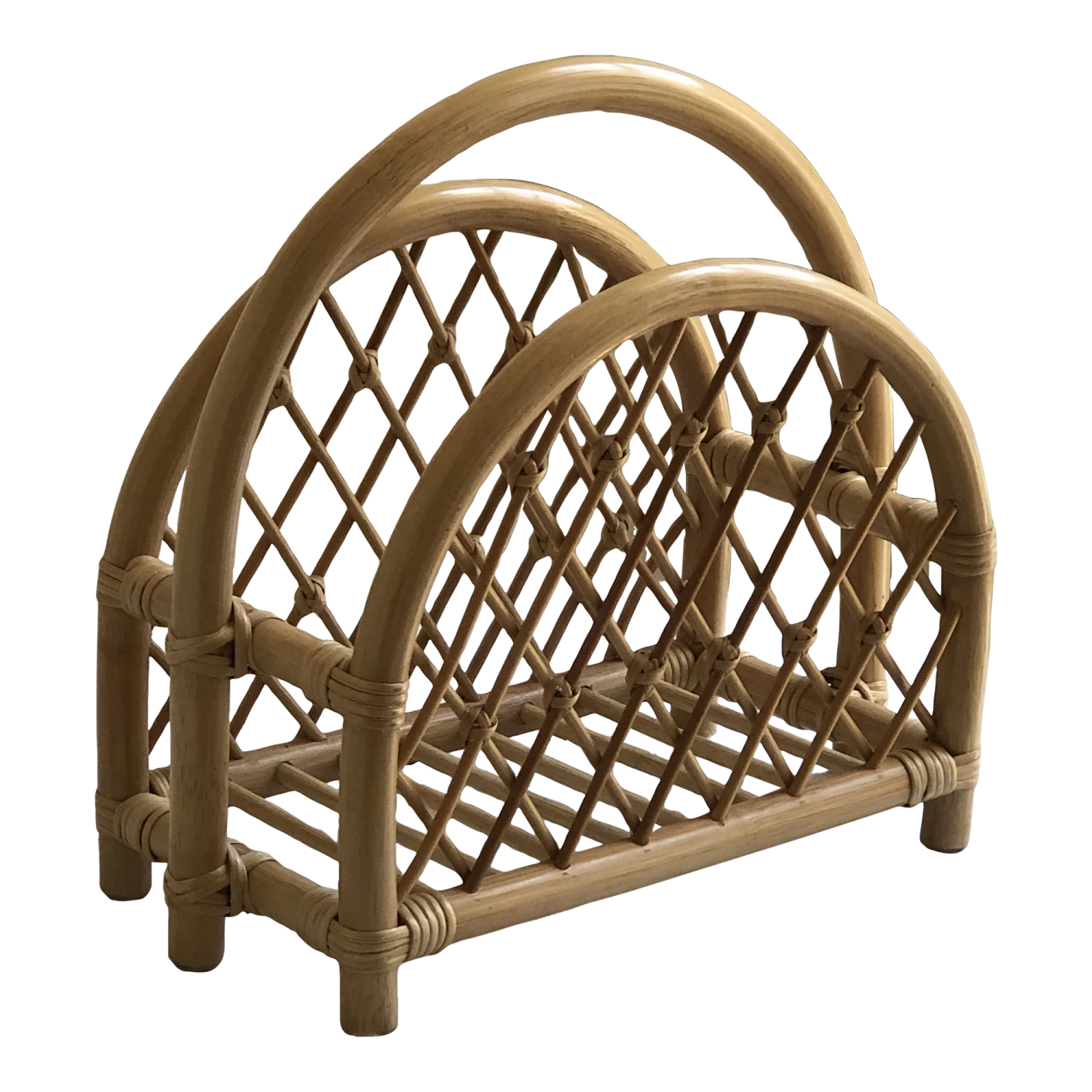 Vintage Boho Bamboo Magazine Rack 1 Vintage Boho Bamboo Magazine Rack