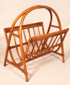 Vintage Boho Chic Bamboo Magazine Rack -Chairish Shop vintage boho chic bamboo magazine rack 5032 scaled