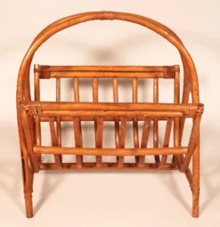 Vintage Boho Chic Bamboo Magazine Rack -Chairish Shop vintage boho chic bamboo magazine rack 7951 scaled