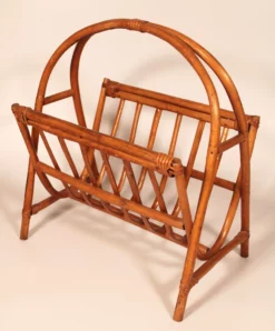 Vintage Boho Chic Bamboo Magazine Rack -Chairish Shop vintage boho chic bamboo magazine rack 8483 scaled