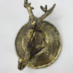 Vintage Brass Deer Head Wall Hooks - Set Of 2 14 Vintage Brass Deer Head Wall Hooks - Set Of 2 -Chairish Shop vintage brass deer head wall hooks set of 2 0672