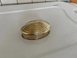 Vintage Brass Shell Trinket Box -Chairish Shop vintage brass shell trinket box 5129 scaled