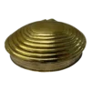 Vintage Brass Shell Trinket Box
