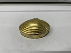 Vintage Brass Shell Trinket Box -Chairish Shop vintage brass shell trinket box 9999 scaled