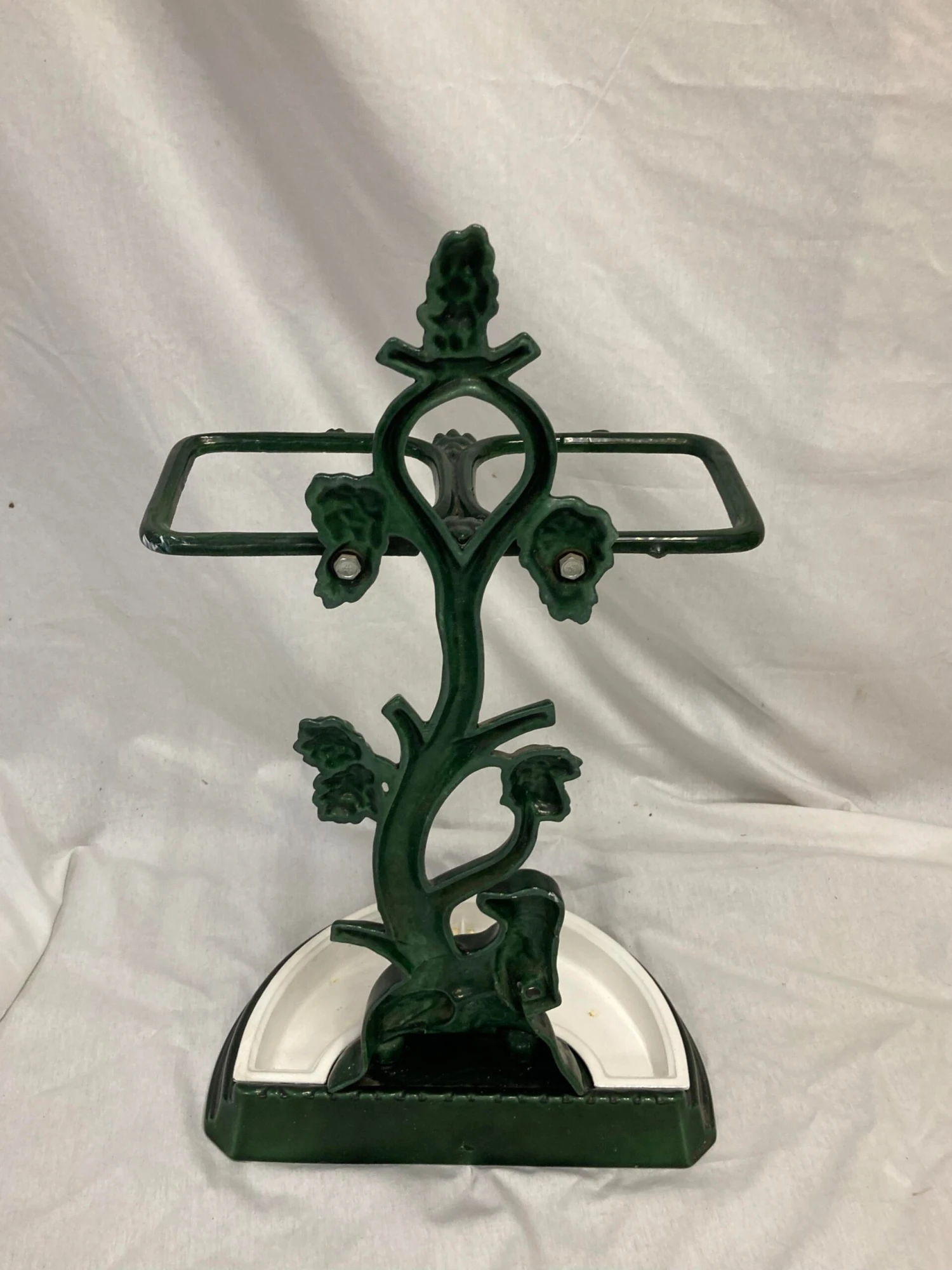 Vintage Cast Iron Dog Umbrella Stand 2 Vintage Cast Iron Dog Umbrella Stand - Image 2