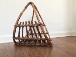 Vintage Chinoiserie Rattan Bamboo Magazine Rack 11 Vintage Chinoiserie Rattan Bamboo Magazine Rack -Chairish Shop vintage chinoiserie rattan bamboo magazine rack 0511 scaled