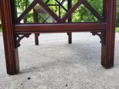 Vintage Chippendale Style Mahagony Book Rack Occasional Table -Chairish Shop vintage chippendale style mahagony book rack occasional table 6898 scaled