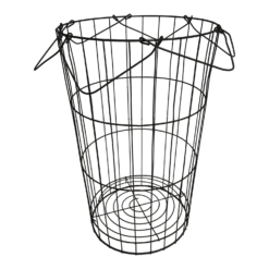Vintage Country Wire Laundry Basket