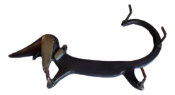 Vintage Dachshund Wall Hook Strip, 1960s