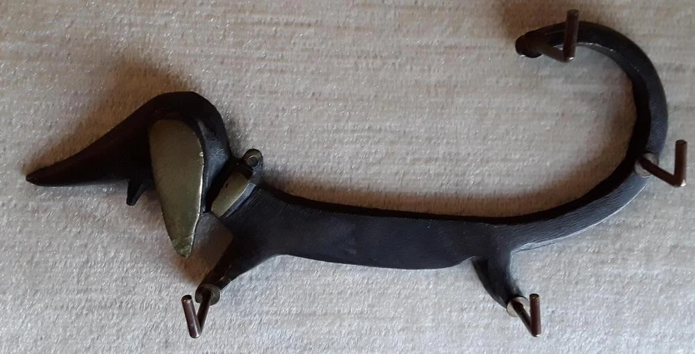 Vintage Dachshund Wall Hook Strip, 1960s 5 Vintage Dachshund Wall Hook Strip, 1960s - Image 5