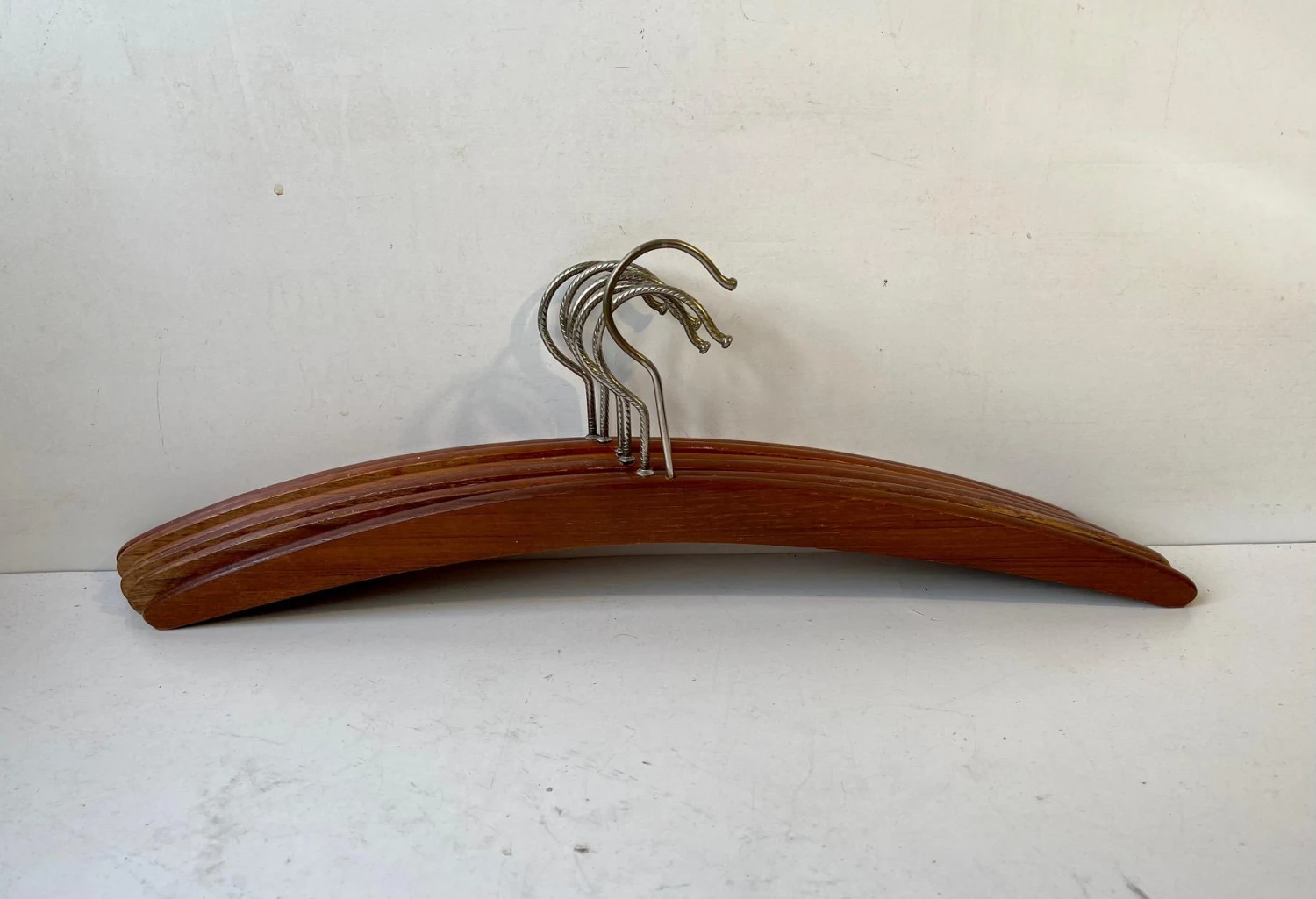 Vintage Danish Teak Coat Hangers, 1960s, Set Of 6 2 Vintage Danish Teak Coat Hangers, 1960s, Set Of 6 - Image 2