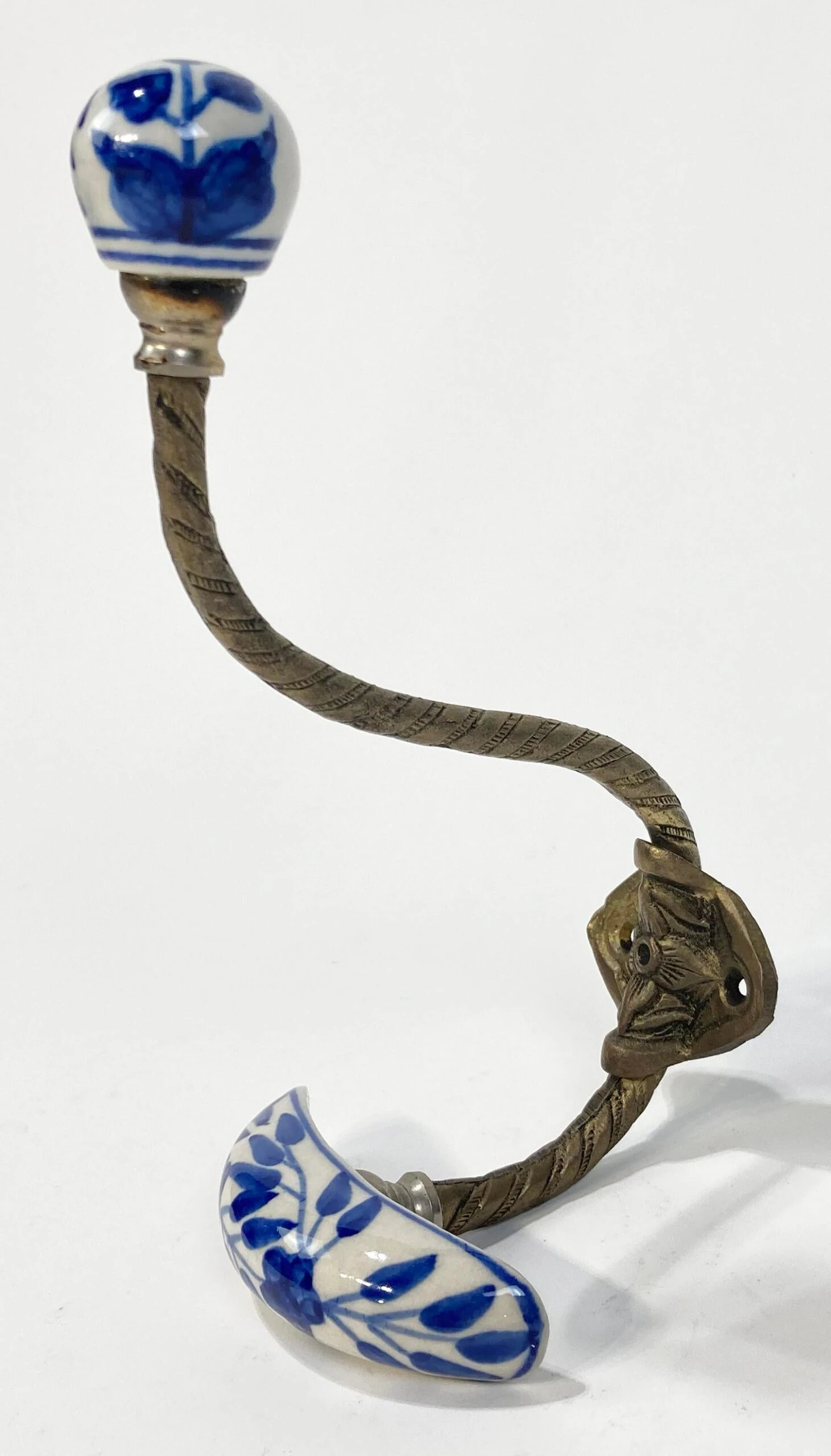 Vintage Delft Style Hat Or Coat Wall Hook 7 Vintage Delft Style Hat Or Coat Wall Hook - Image 7