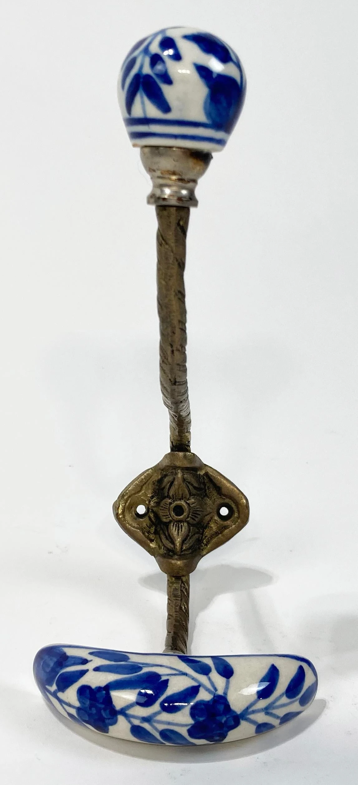 Vintage Delft Style Hat Or Coat Wall Hook 3 Vintage Delft Style Hat Or Coat Wall Hook - Image 3