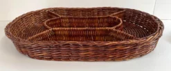 Vintage Divided Wicker Basket -Chairish Shop vintage divided wicker basket 2443 scaled
