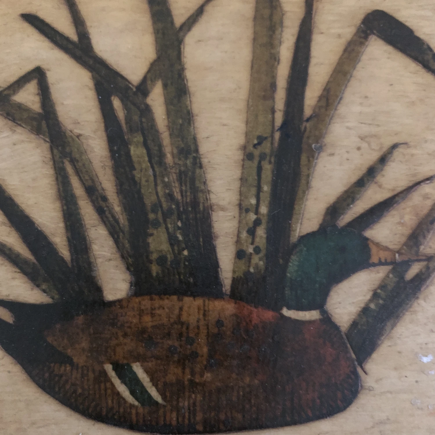 Vintage Duck Decoy Footed Box 4 Vintage Duck Decoy Footed Box - Image 4