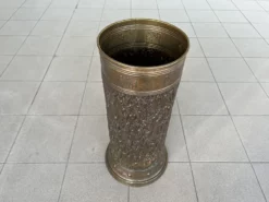 Vintage Embossed Copper Brass Umbrella Stand/Stick Holder 14 Vintage Embossed Copper Brass Umbrella Stand/Stick Holder -Chairish Shop vintage embossed copper brass umbrella standstick holder 0774