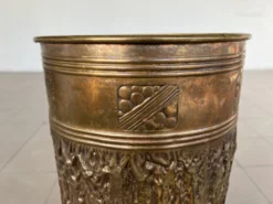 Vintage Embossed Copper Brass Umbrella Stand/Stick Holder 15 Vintage Embossed Copper Brass Umbrella Stand/Stick Holder -Chairish Shop vintage embossed copper brass umbrella standstick holder 4981