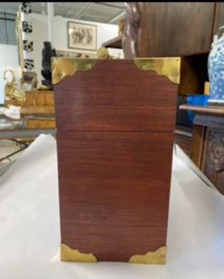 Vintage English Style Brass Bound Walnut Wine Bottle Decanter Box 16 Vintage English Style Brass Bound Walnut Wine Bottle Decanter Box -Chairish Shop vintage english style brass bound walnut wine bottle decanter box 5717