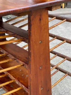 Vintage Farmhouse Pine Turned Spindle Magazine Record Rack Holder -Chairish Shop vintage farmhouse pine turned spindle magazine record rack holder 8099