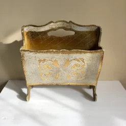 Vintage Florentine Magazine Rack -Chairish Shop vintage florentine magazine rack 0647 scaled