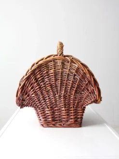 Vintage Flower Basket -Chairish Shop vintage flower basket 0162