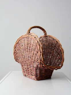 Vintage Flower Basket -Chairish Shop vintage flower basket 9824