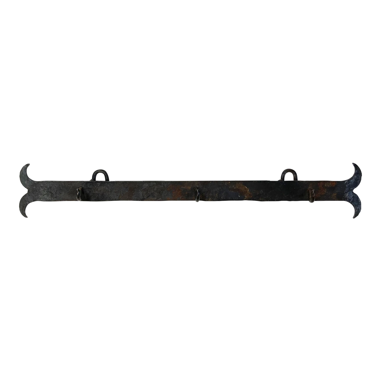 Vintage Forged Iron Wall Hook 1 Vintage Forged Iron Wall Hook