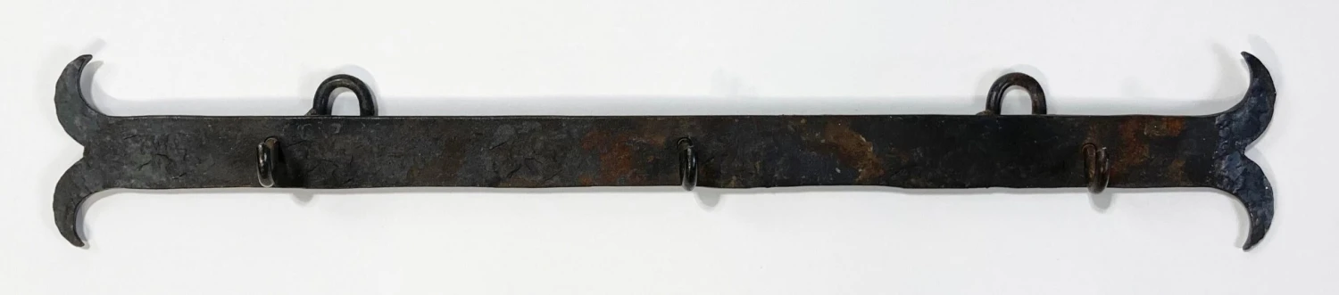 Vintage Forged Iron Wall Hook 5 Vintage Forged Iron Wall Hook - Image 5