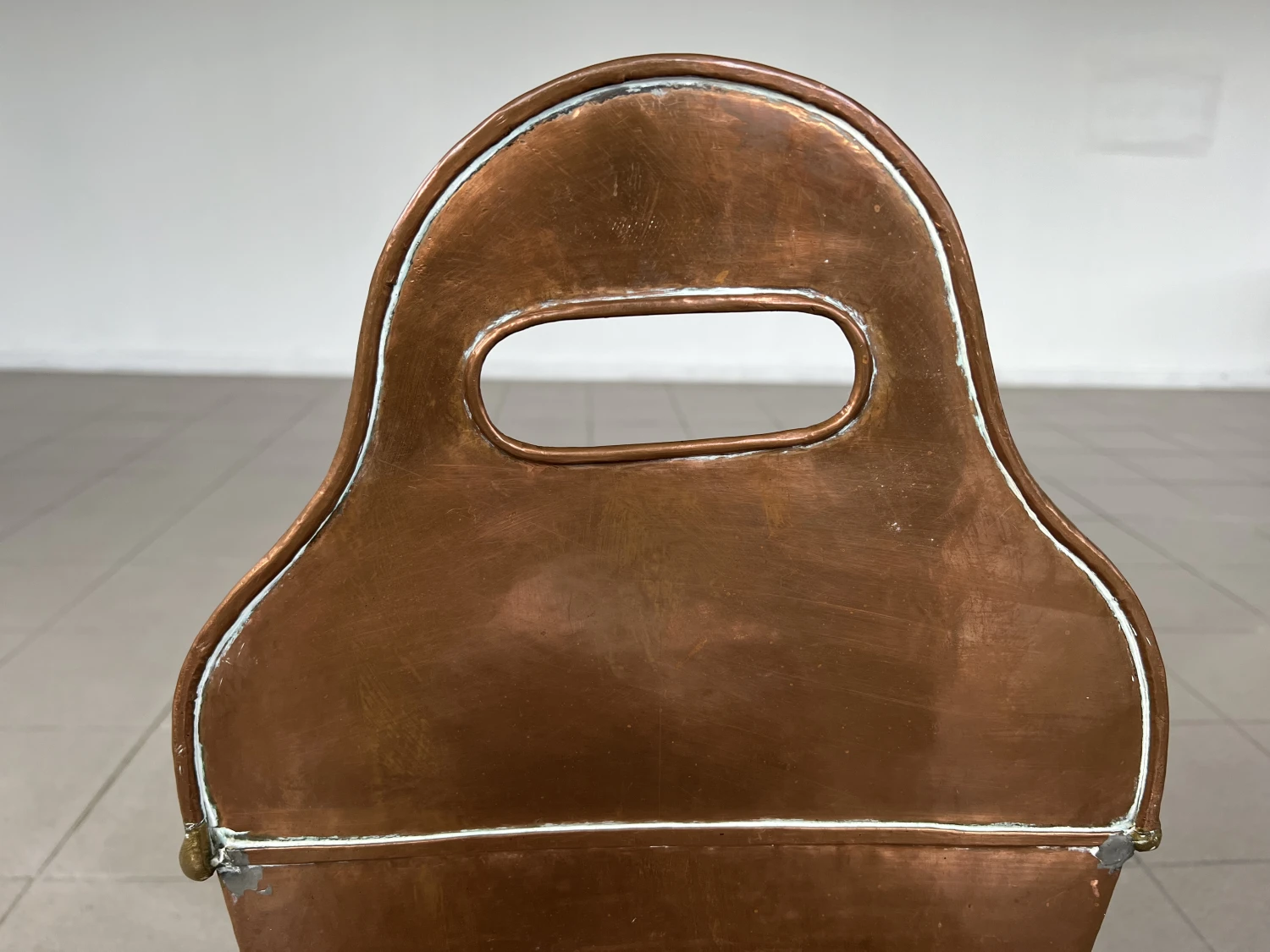 Vintage French Patinated Copper Umbrella Stand/Stick Holder 4 Vintage French Patinated Copper Umbrella Stand/Stick Holder - Image 4