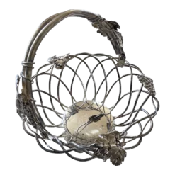 Vintage Godinger Wire Silver Plate Basket