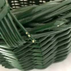 Vintage Green Wicker Basket 18 Vintage Green Wicker Basket -Chairish Shop vintage green wicker basket 3203 scaled