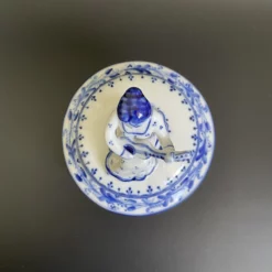 Vintage Gzhel Porcelain Lidded Trinket Box With Woman Play Guitar Finial 14 Vintage Gzhel Porcelain Lidded Trinket Box With Woman Play Guitar Finial -Chairish Shop vintage gzhel porcelain lidded trinket box with woman play guitar finial 5007
