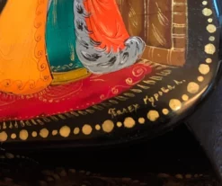 Vintage Hand Painted Russian Lacquer Box, Signed 13 Vintage Hand Painted Russian Lacquer Box, Signed -Chairish Shop vintage hand painted russian lacquer box signed 3534