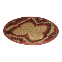 Vintage Handled Serving Basket Woven - African