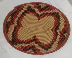 Vintage Handled Serving Basket Woven - African 18 Vintage Handled Serving Basket Woven - African -Chairish Shop vintage handled serving basket woven african 1272