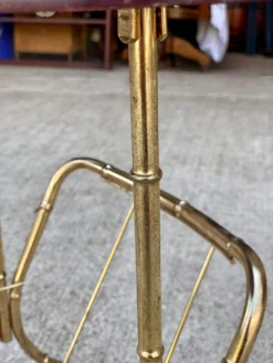 Vintage Hollywood Regency Boho Brass Rattan Magazine Rack Side Table -Chairish Shop vintage hollywood regency boho brass rattan magazine rack side table 3002 scaled