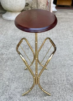 Vintage Hollywood Regency Boho Brass Rattan Magazine Rack Side Table -Chairish Shop vintage hollywood regency boho brass rattan magazine rack side table 8096 scaled