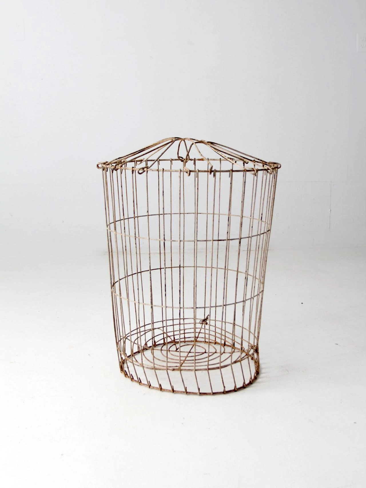 Vintage Industrial Metal Basket 5 Vintage Industrial Metal Basket - Image 5