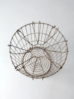 Vintage Industrial Metal Basket 15 Vintage Industrial Metal Basket -Chairish Shop vintage industrial metal basket 3164