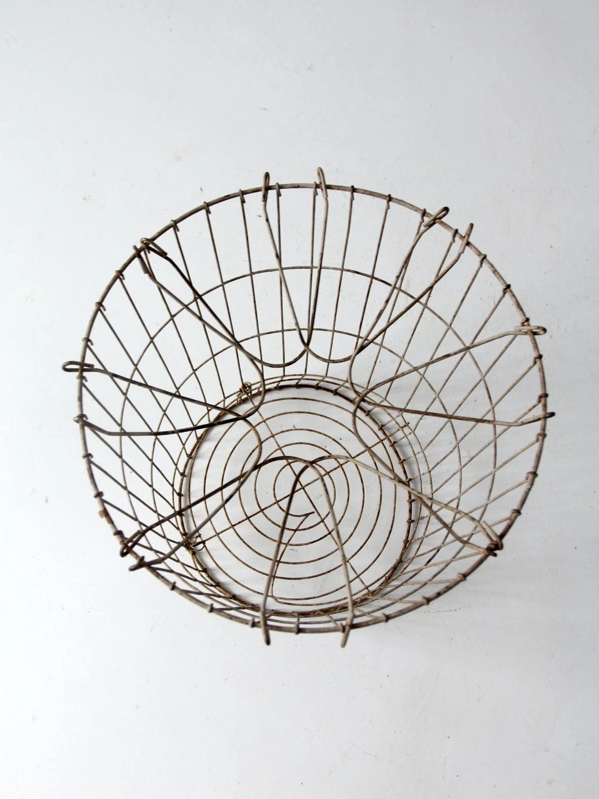 Vintage Industrial Metal Basket 6 Vintage Industrial Metal Basket - Image 6