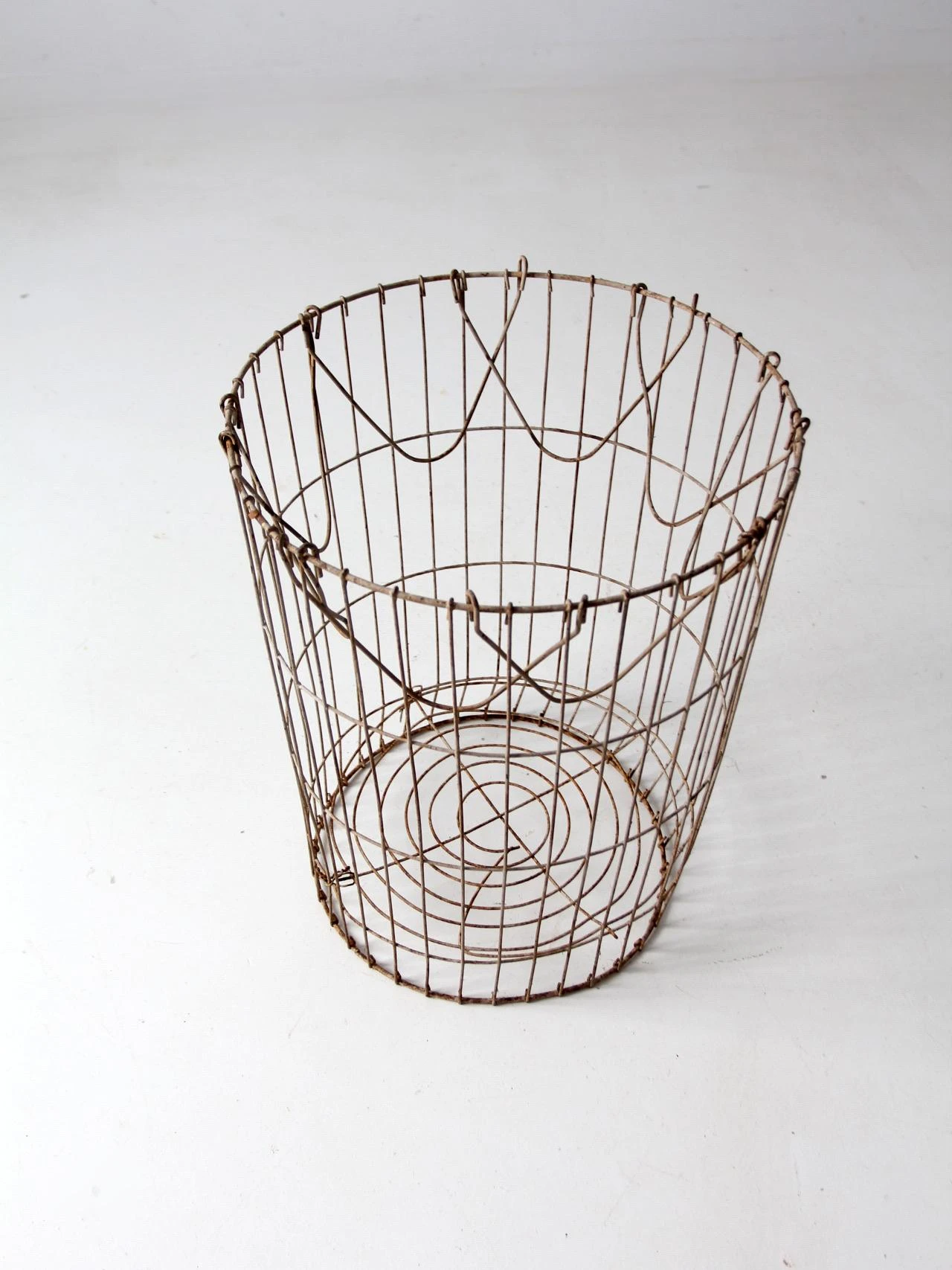 Vintage Industrial Metal Basket 10 Vintage Industrial Metal Basket - Image 10