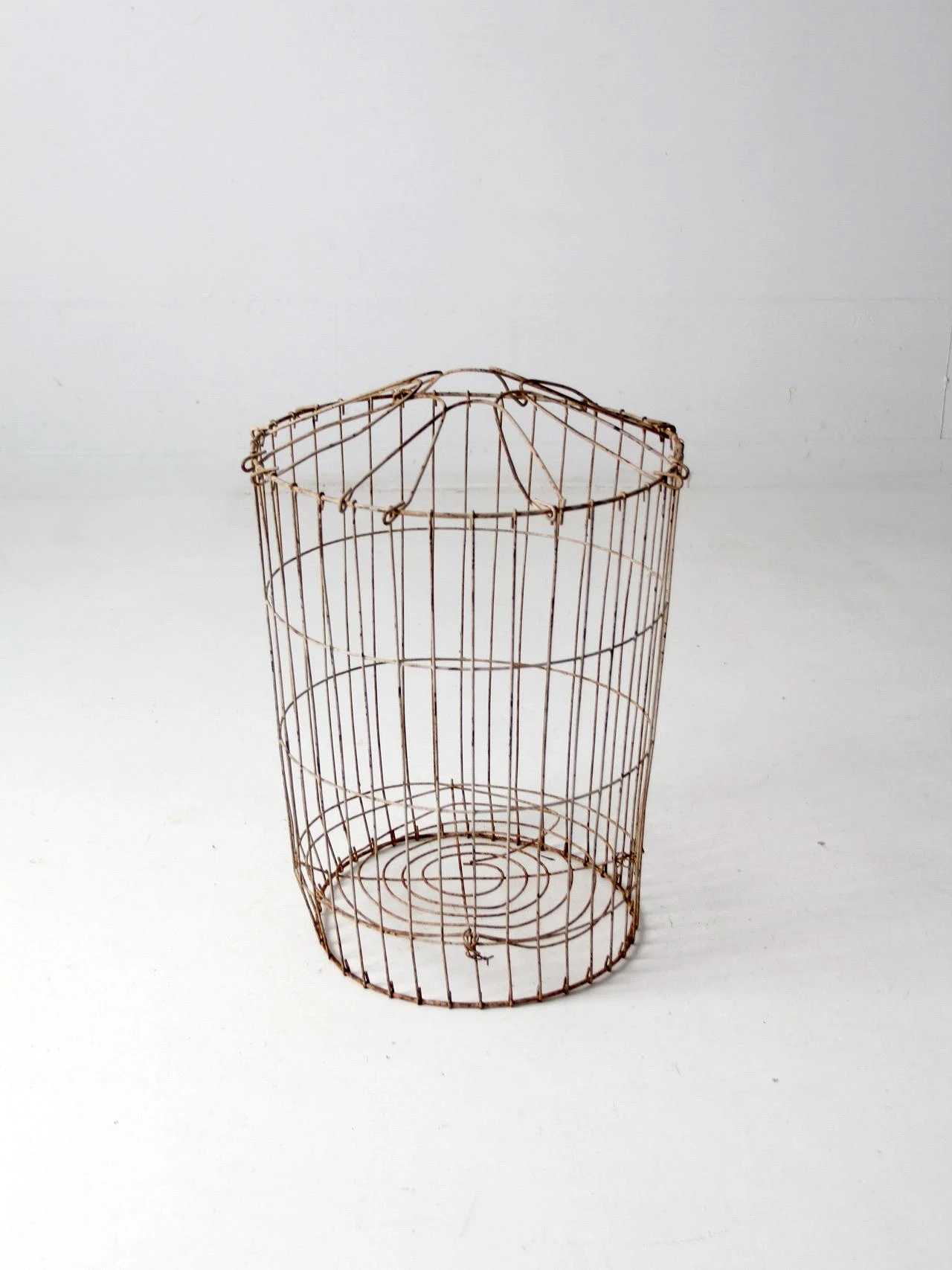 Vintage Industrial Metal Basket 4 Vintage Industrial Metal Basket - Image 4